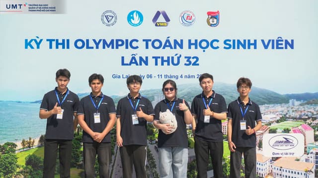 Sinh viên Khoa Công nghệ UMT tỏa sáng tại Olympic Toán học Sinh viên Toàn quốc lần thứ 32