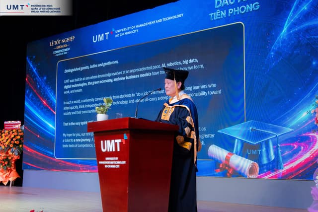 Diễn văn của Hiệu trưởng UMT tại Lễ Tốt nghiệp 2026: Hãy can đảm bắt đầu hành trình của riêng mình