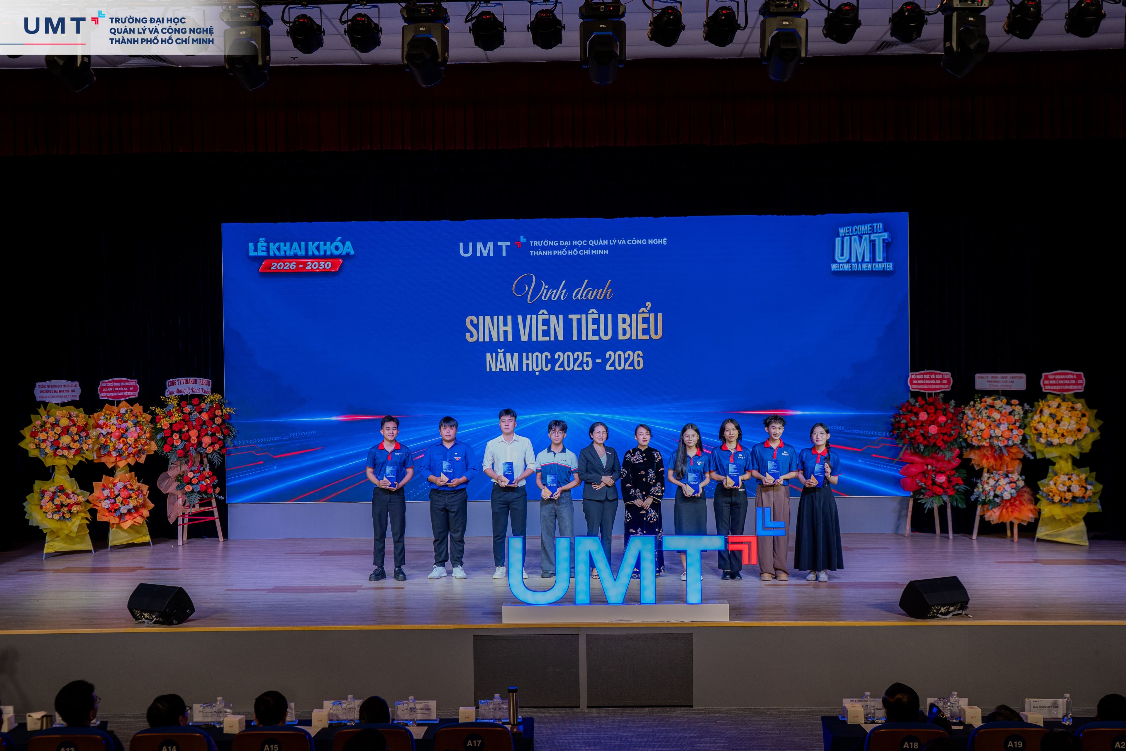 Vinh danh sinh viên tiêu biểu năm học 2025 - 2026: Những dấu ấn đáng tự hào tại UMT