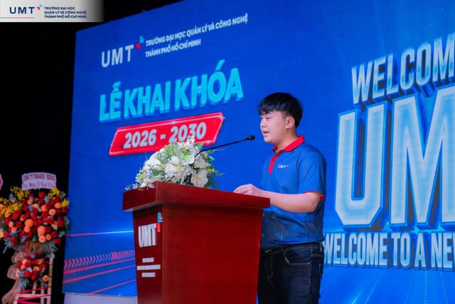 Đại diện Tân sinh viên K5 chia sẻ: "Em chọn UMT vì môi trường cho chúng em được thử nghiệm, làm sai và sửa sai"